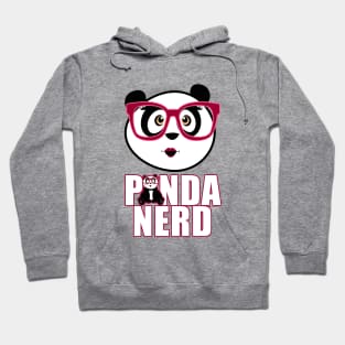 Panda Nerd Girl Hoodie